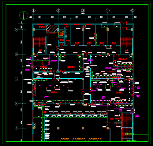 食堂厨房工程设计平面图