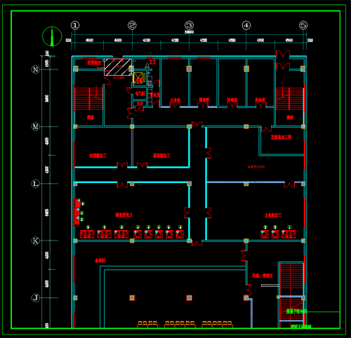 食堂厨房工程设计燃气图