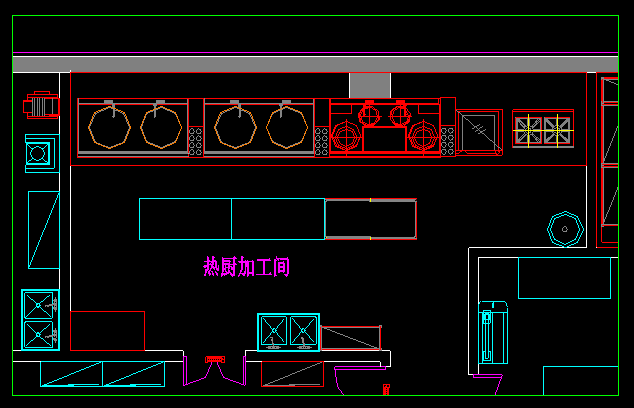 热厨加工间