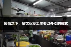 疫情之下，餐饮业复工主要以外卖的形式